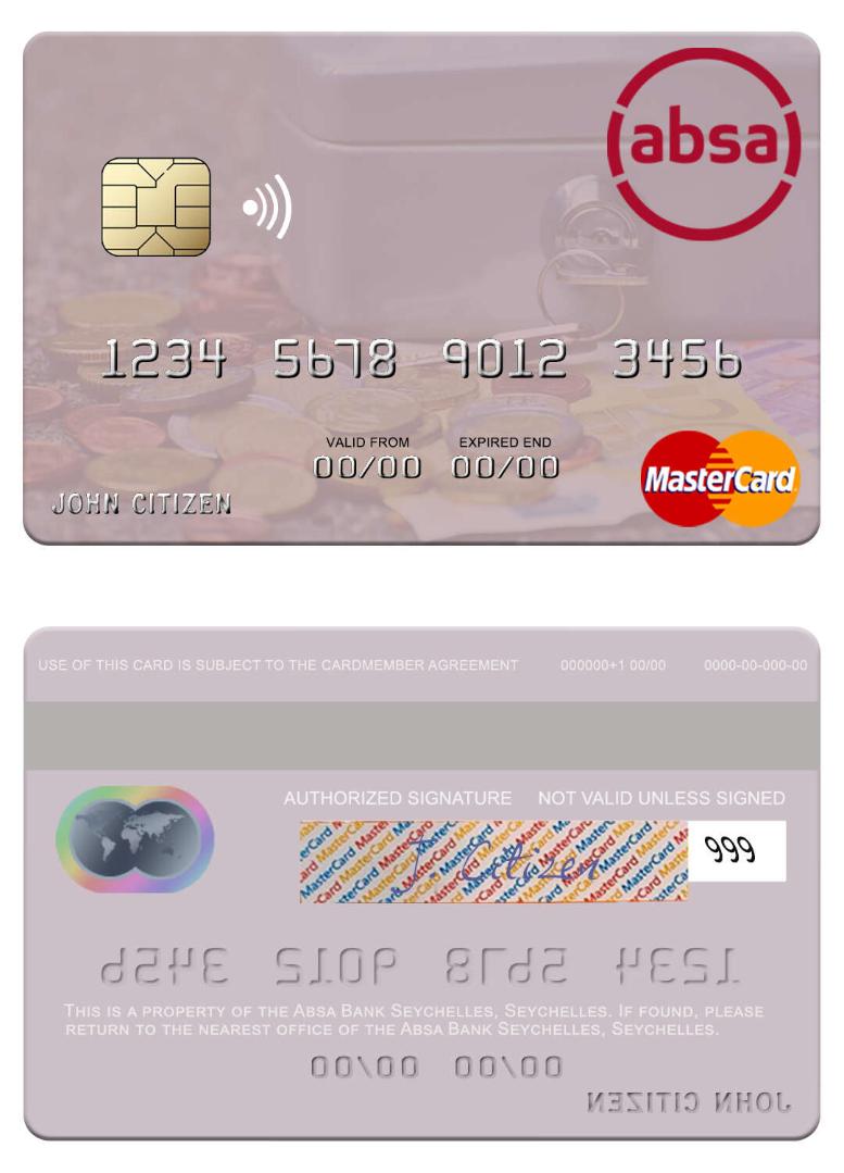 Seychelles Absa Bank Seychelles mastercard